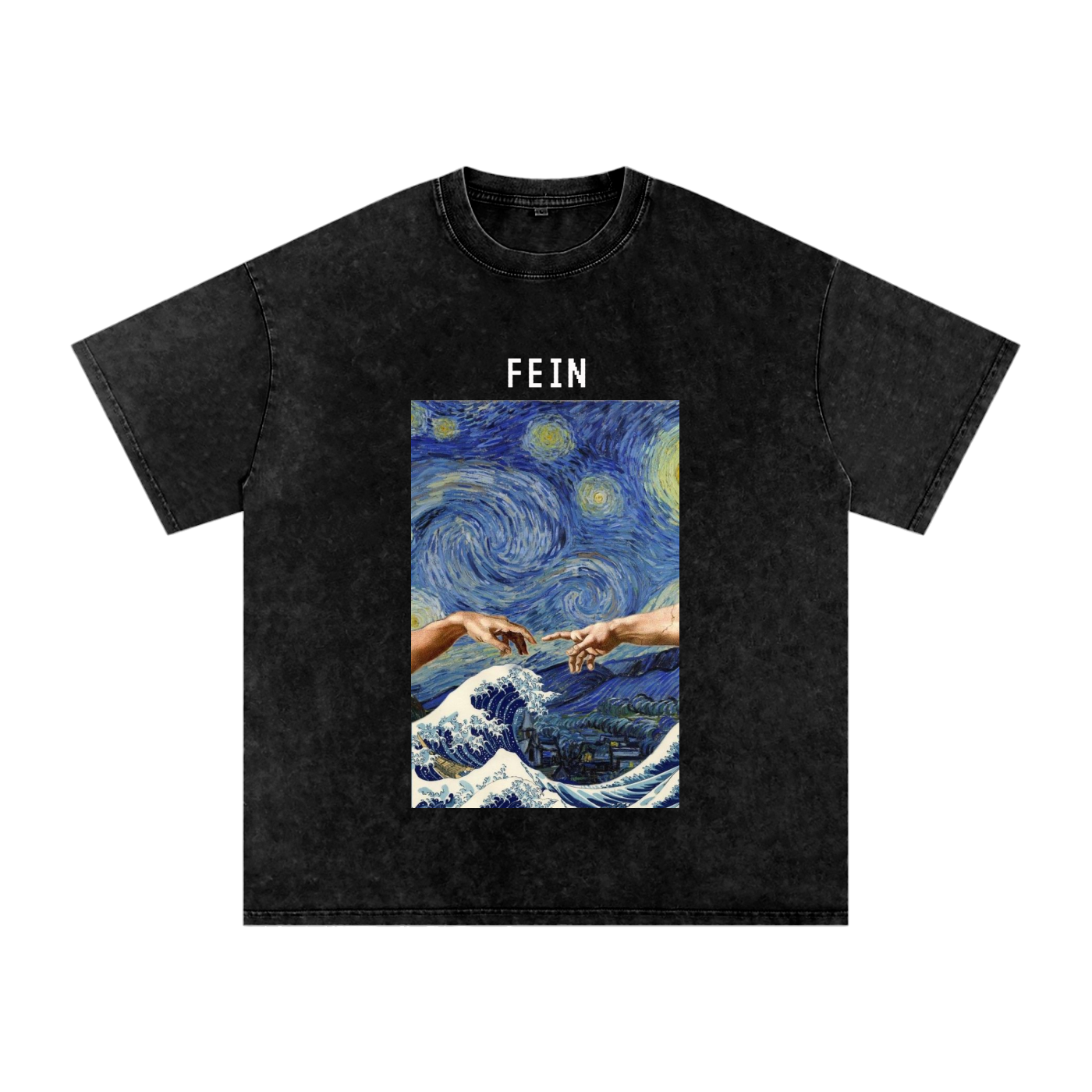 FEIN THE CREATION OF Acid Wash T-Shirt