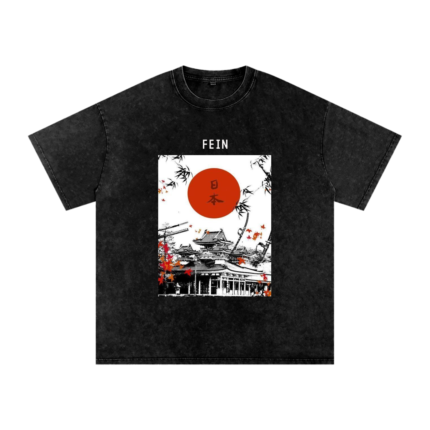 FEIN JAPAN Acid Wash T-Shirt