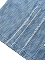 FEIN BUBBLEGUM DAVID Distressed Wash Short-Sleeve Shirt