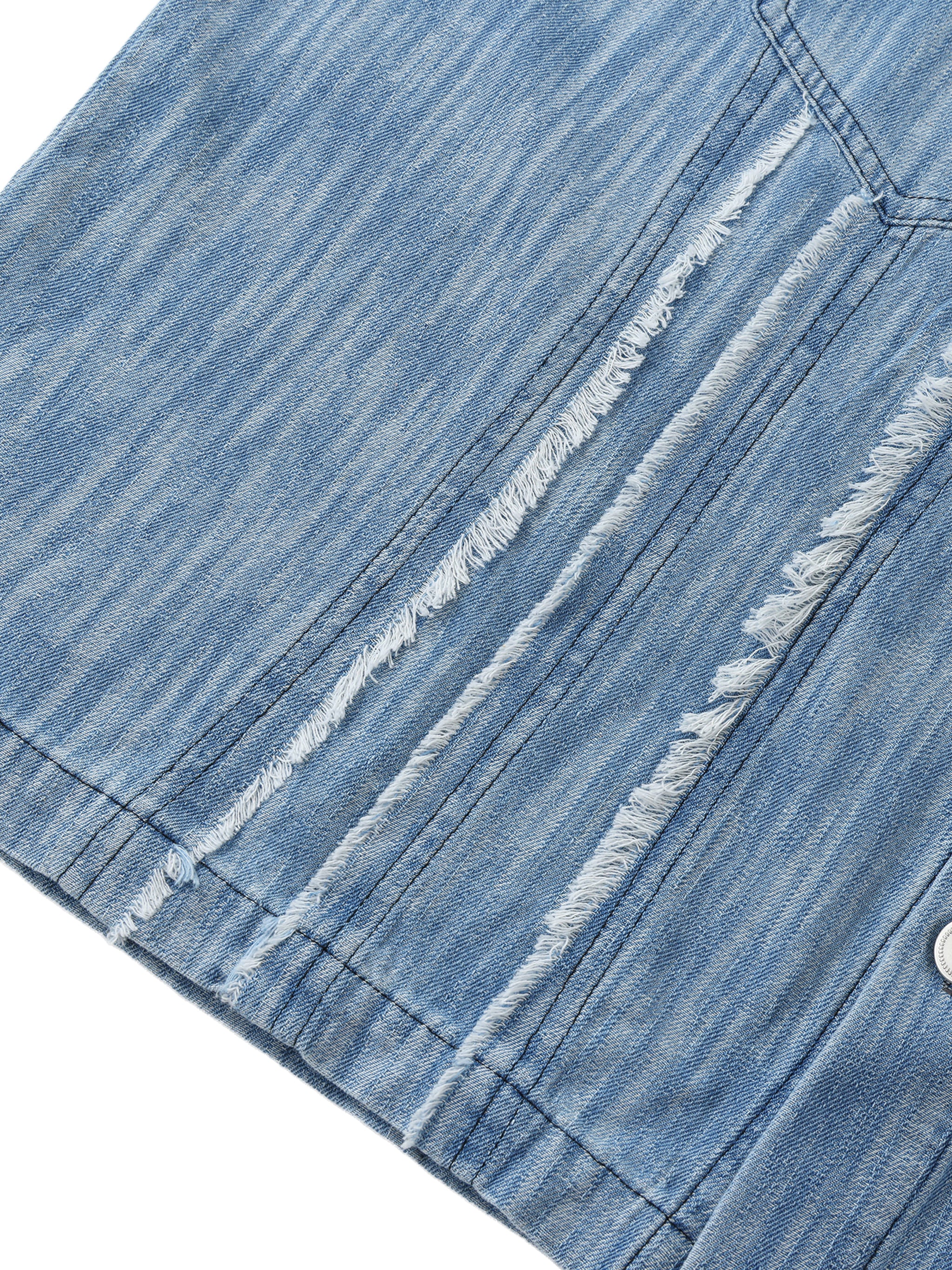 FEIN BUBBLEGUM DAVID Distressed Wash Short-Sleeve Shirt